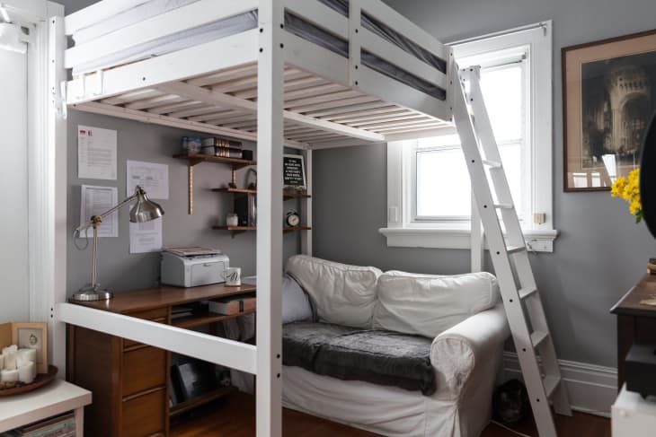 Loft bed too close to deals ceiling